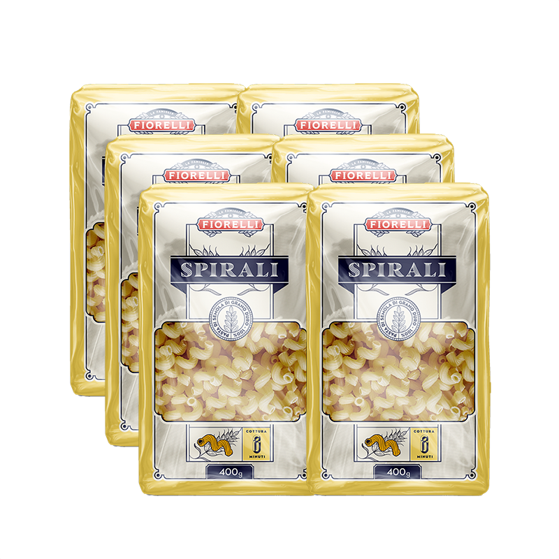 Fiorelli Spirali Pasta 6-pak